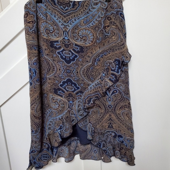 Paisley Ruffle Skirt - Picture 2 of 5